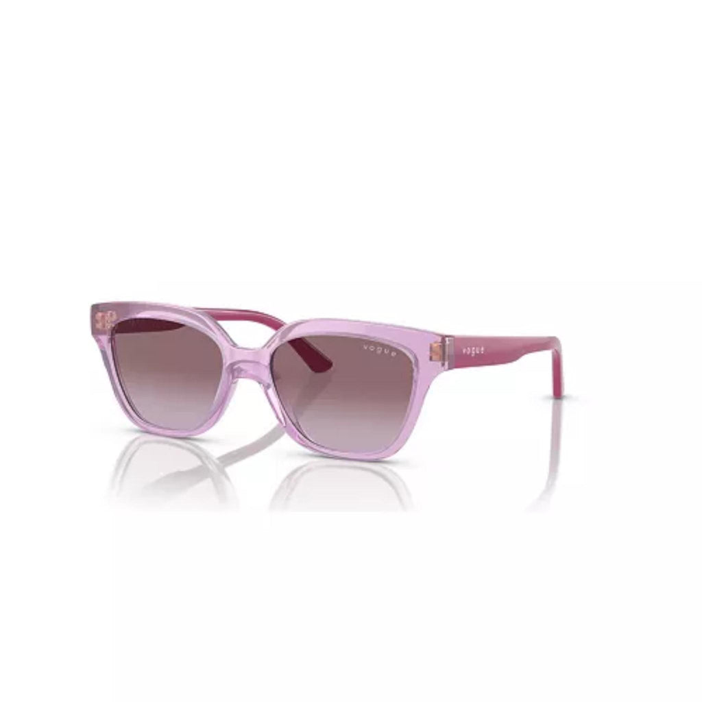 Rosy Brown Sunglasses Transparent Pink Violet Gradient VJ2021- 3339