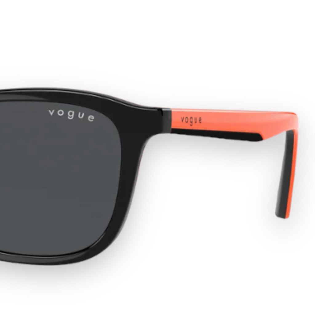 Antique White Dark Grey Black with Orange Vogue Kids Sunglasses VJ 2014