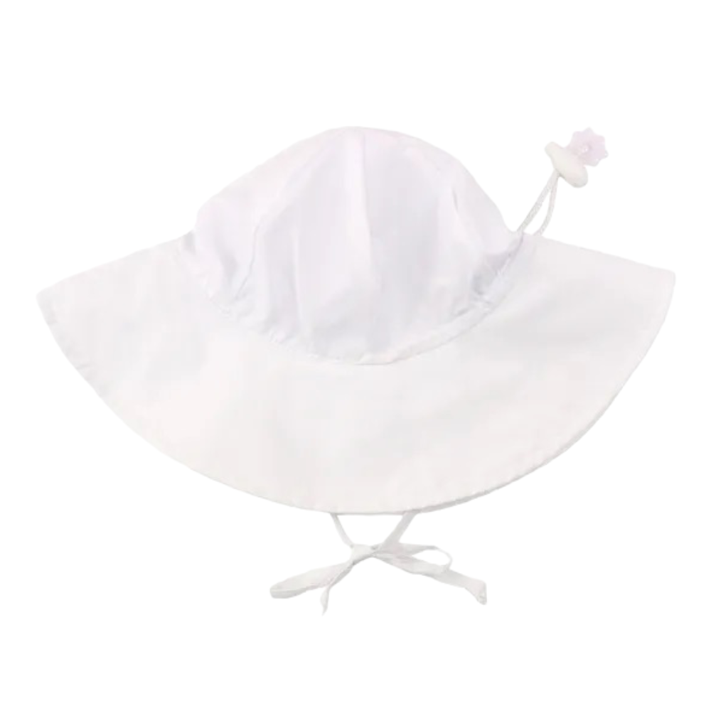 White Smoke White Sun Protective Hat
