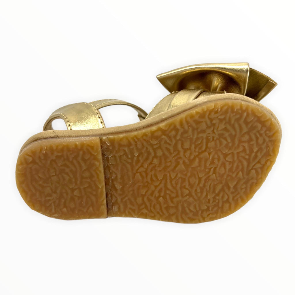 Sienna Gold Bow Sandal