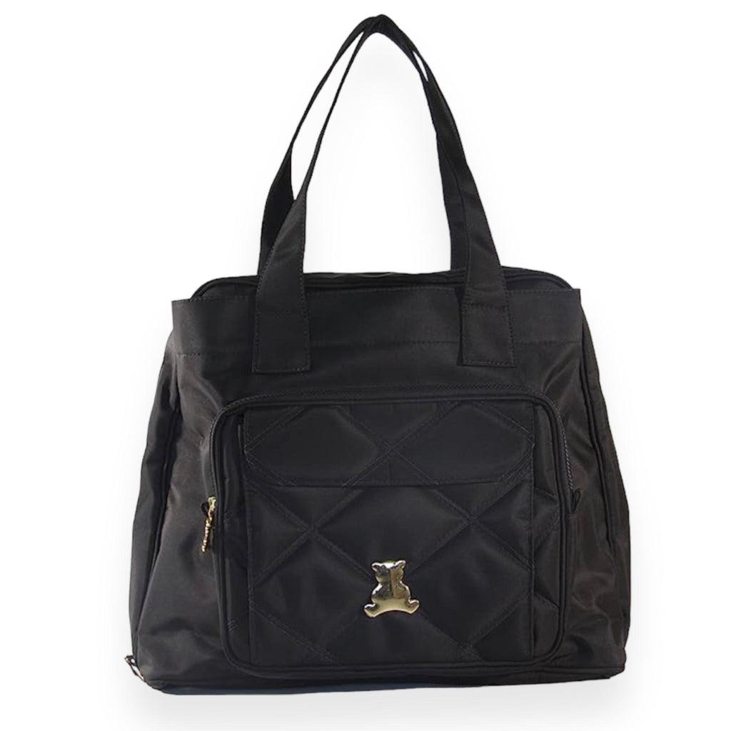 Dark Slate Gray Maternity Shoulder Black Bag 3 Themal Pockets
