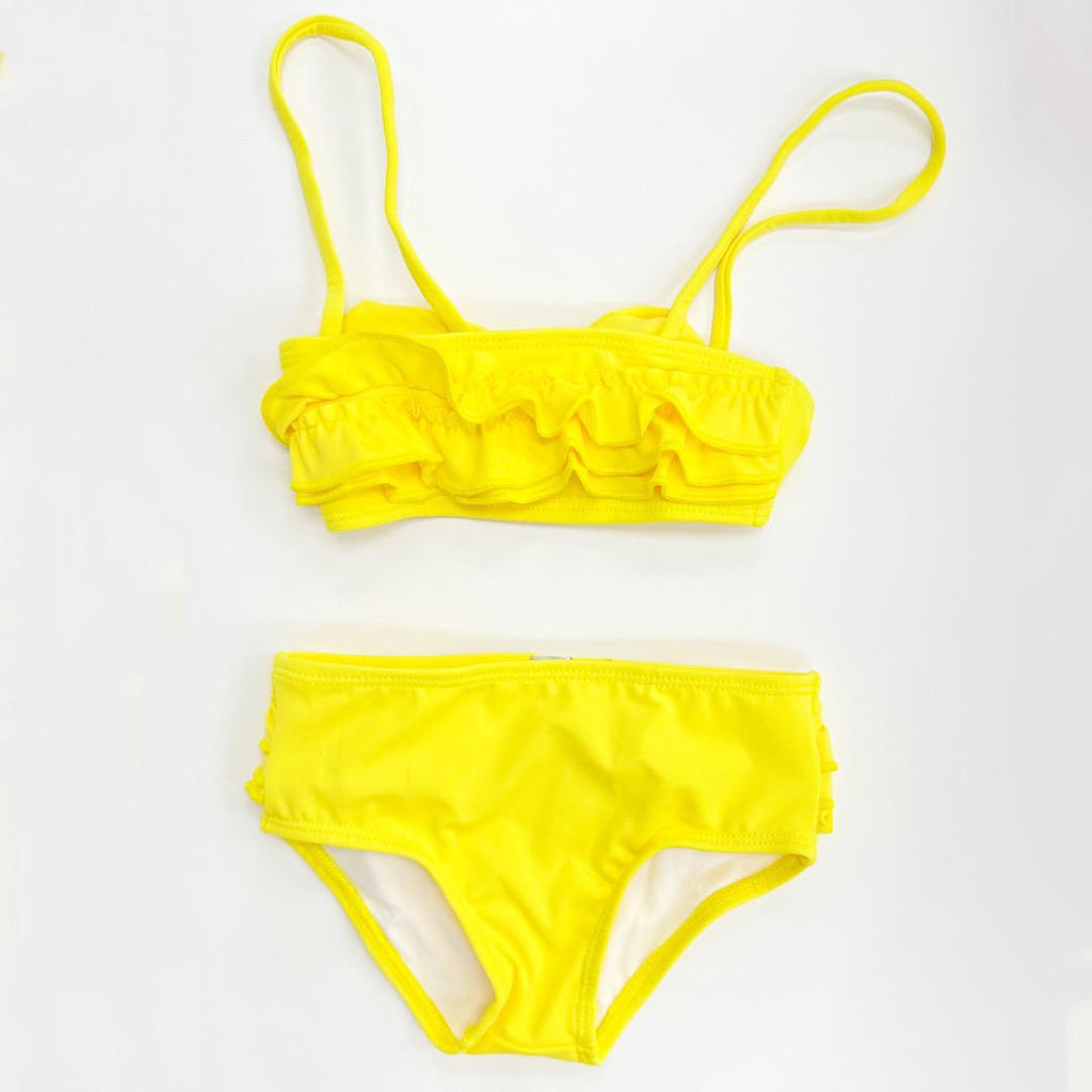Gold Bikini Ruffles Yellow BK312/93