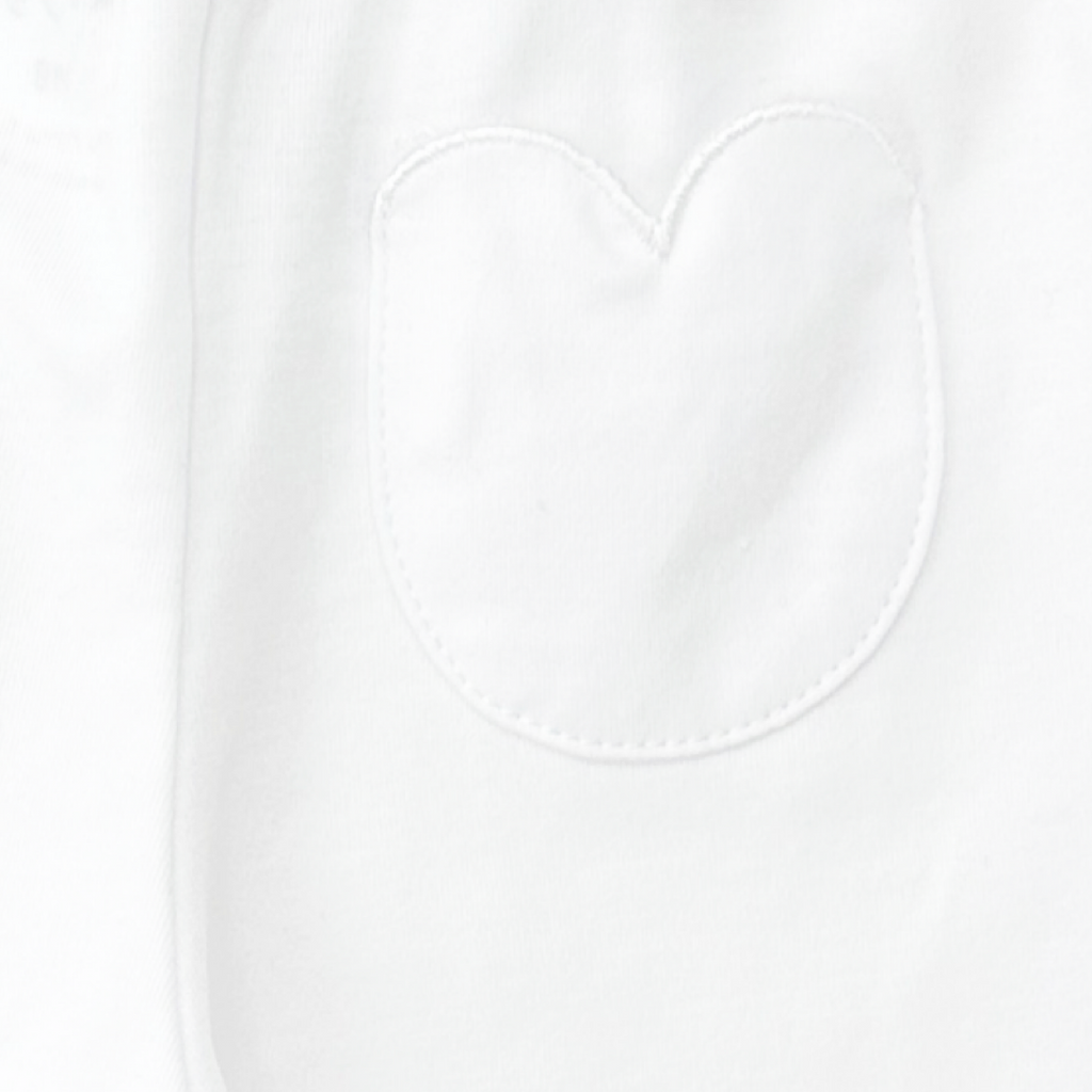 White Smoke Pant with Pocket Embroidered Pima Cotton