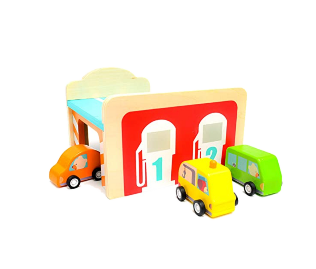 Bisque Minigarage Wooden Toys - DJ 06387