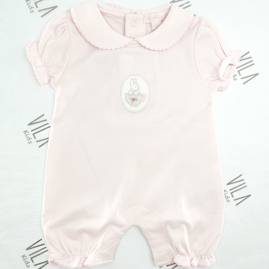 White Smoke Playsuit Pink Bunny  in a cup 4102030