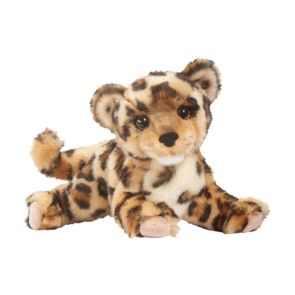 Rosy Brown Spatter Leopard Cub Plush Realistic 1871