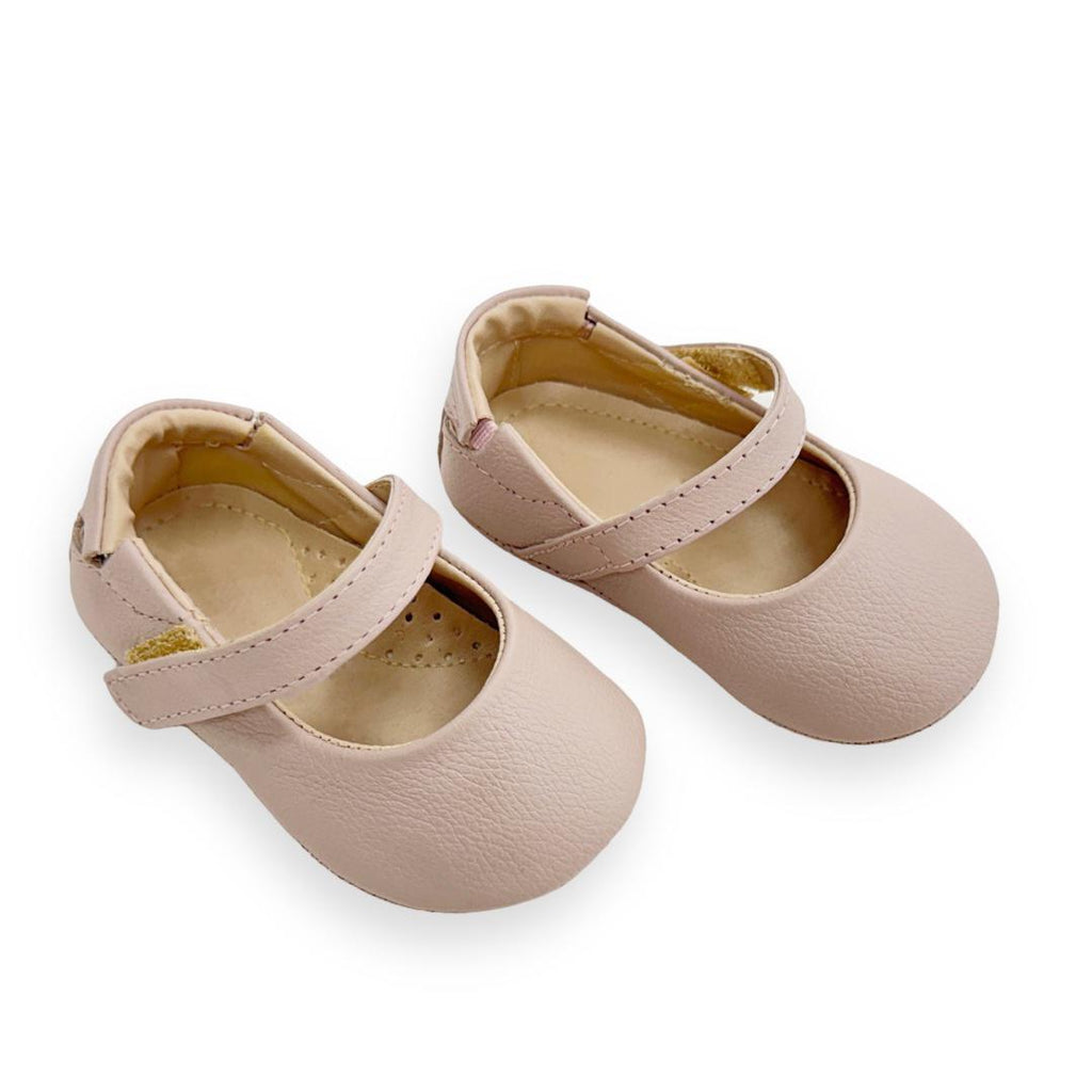 Rosy Brown Baby Bibelo Shoes Ballerina Leather 1260