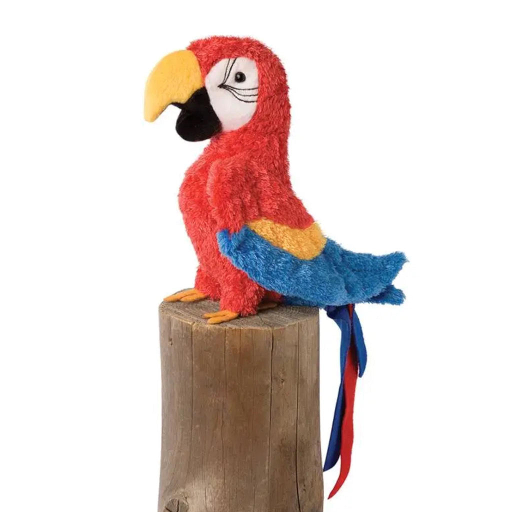 Sienna Gabby Red Parrot Plush Realistic 3740