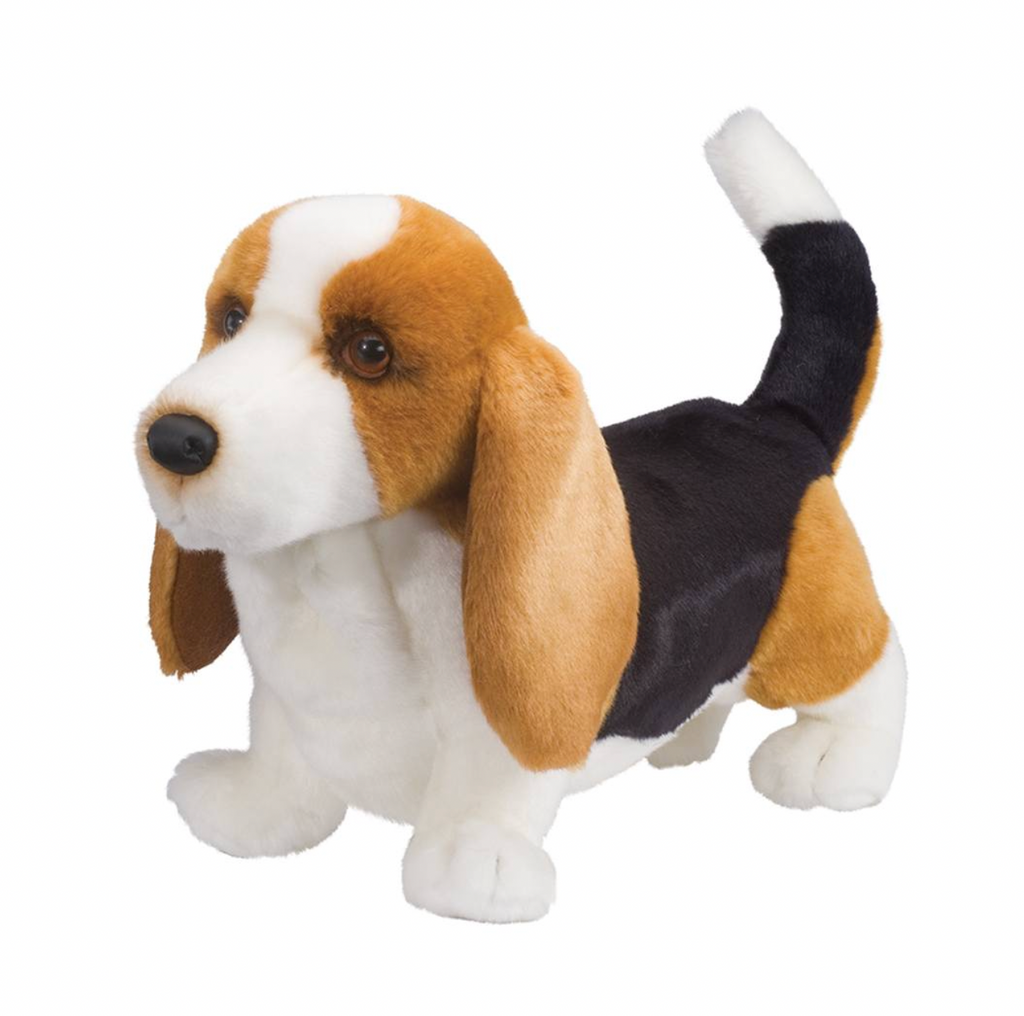 Basset Realistic Dog Plush 2012