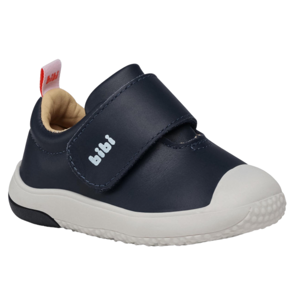 Gray Prewalker Navy Leather Sneaker BIBI 1122053