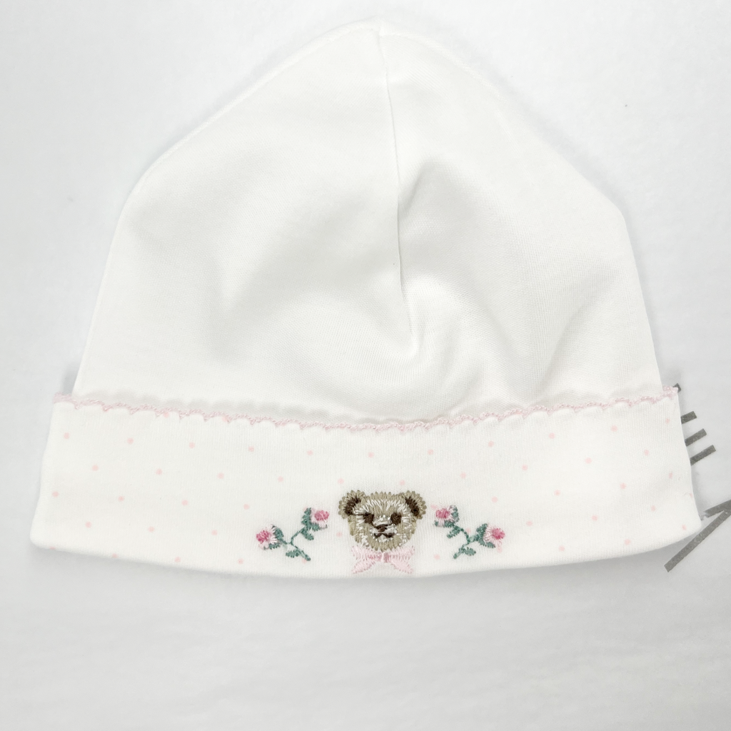 Baby Bear Pima Dots Pink Hat LB 3208002