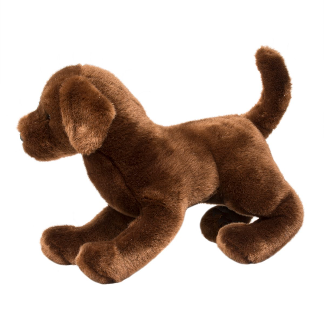 Saddle Brown Cocoa Labrador Retriever Plush Dog Realistic 1811