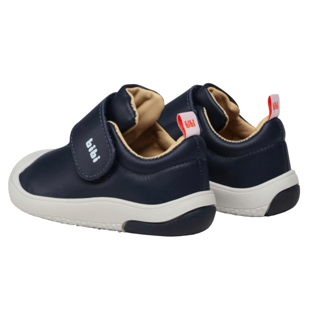 Gray Prewalker Navy Leather Sneaker BIBI 1122053