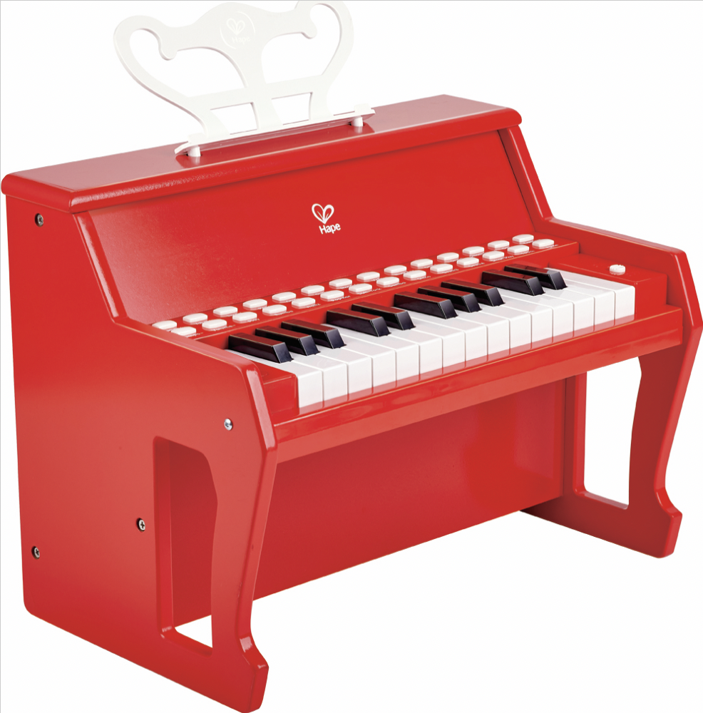 Firebrick Piano Red Learn With Lights Piano E0628