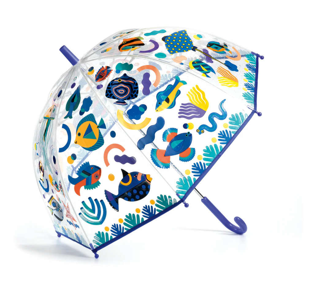 Light Gray Fishes Color-Changing Umbrella 04710