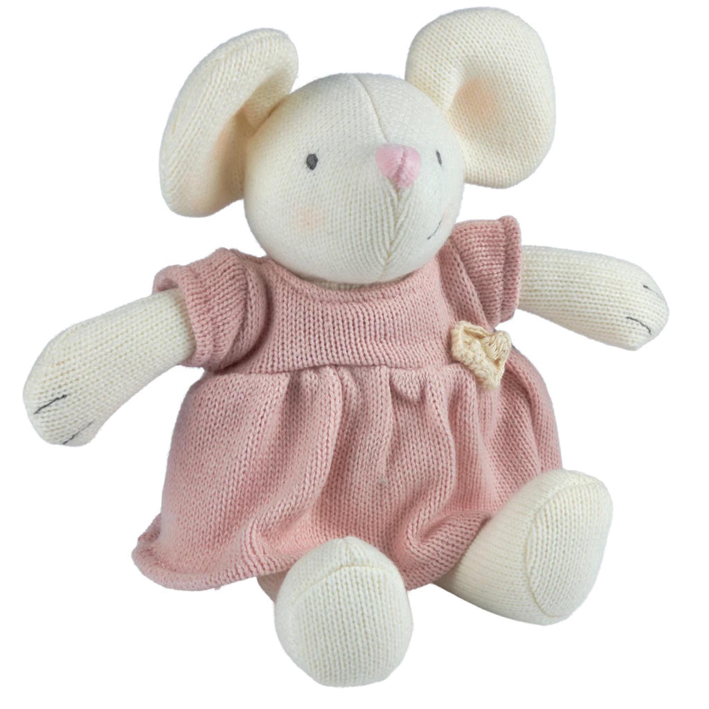 Gray Meiya the Mouse- Knitted Plush