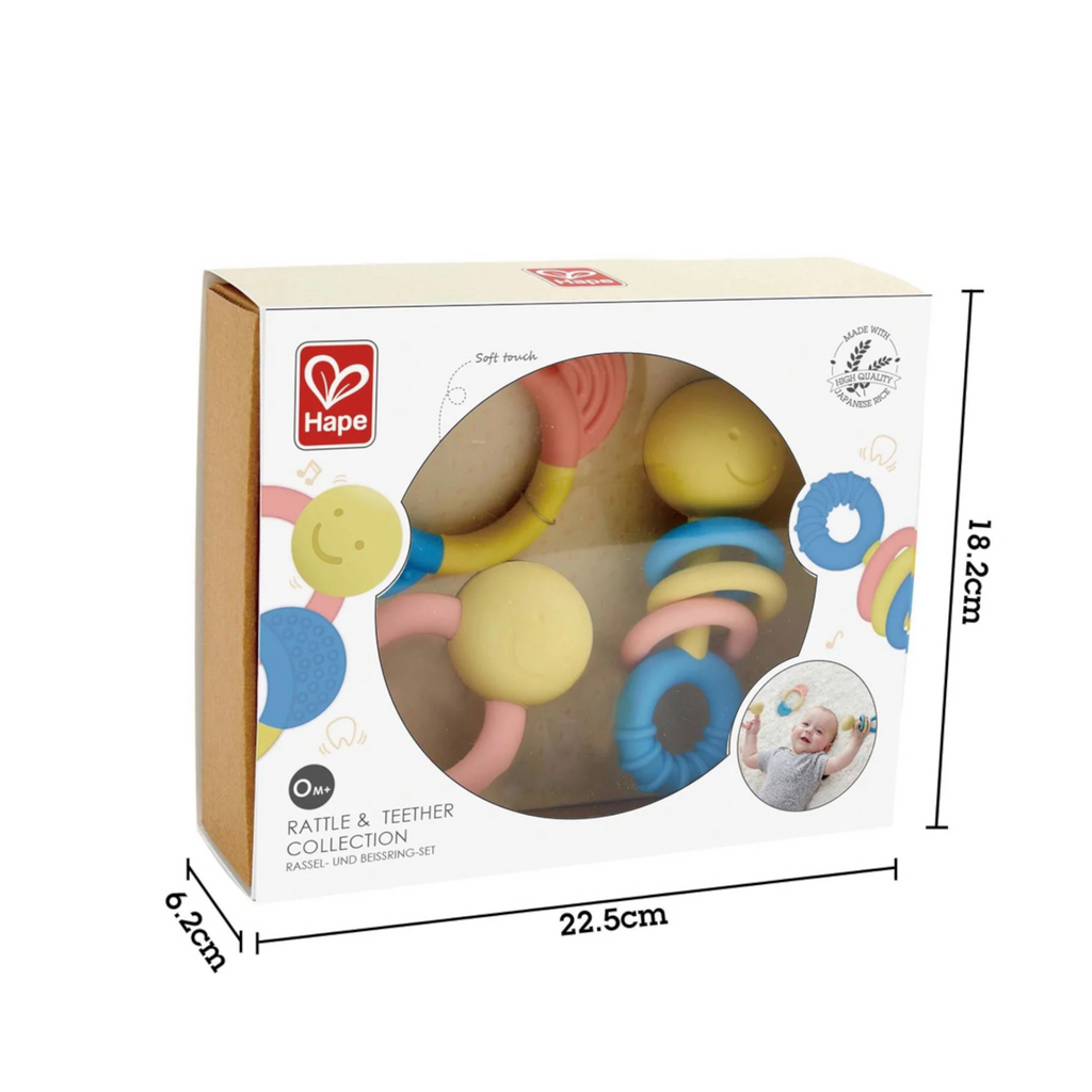 Light Gray Rattle and Teether Collection