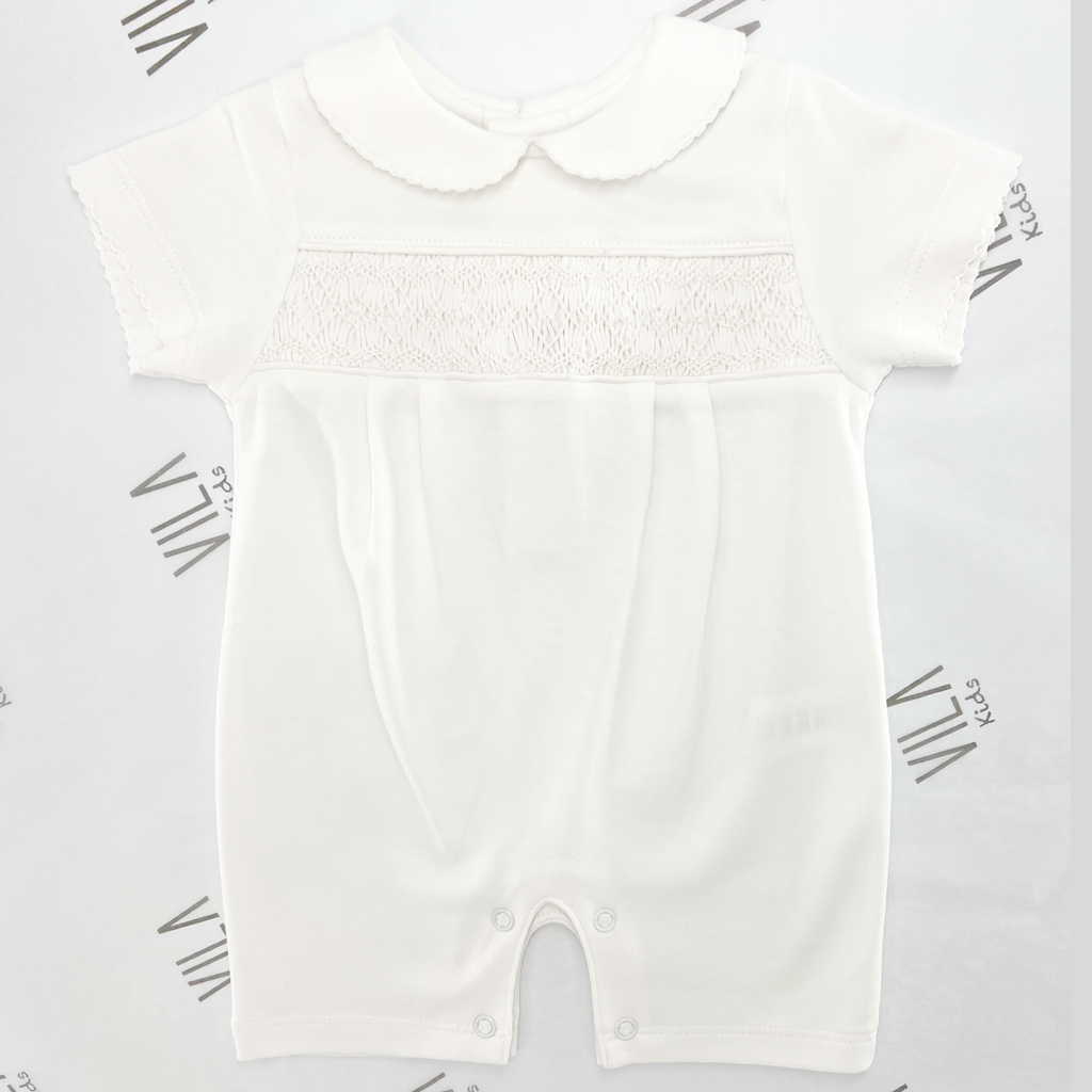 Lavender Playsuit Classic Smock White 4107006