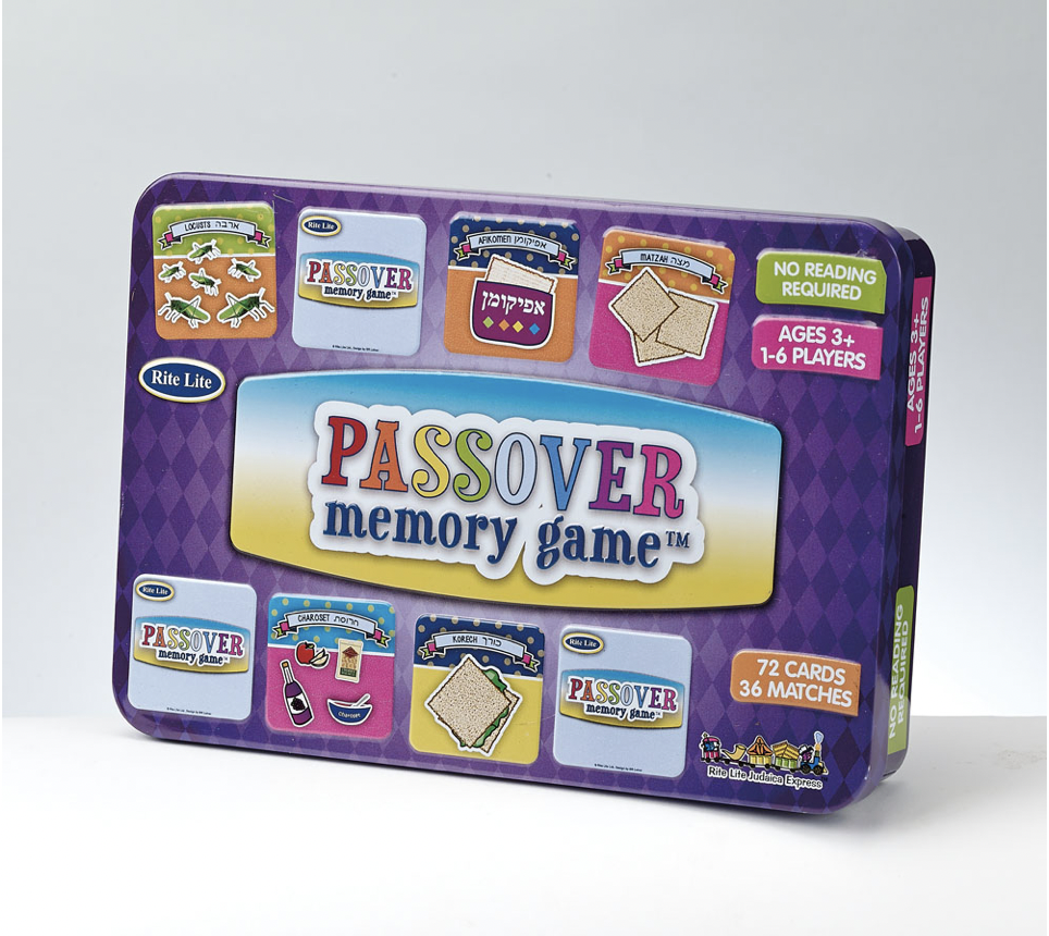 Light Gray Passover Memory Game GAP-2-N
