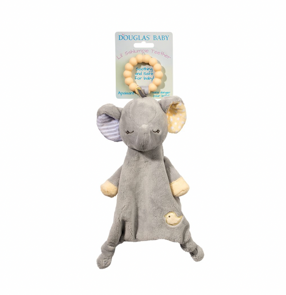 Gray Elephant Teether 6356