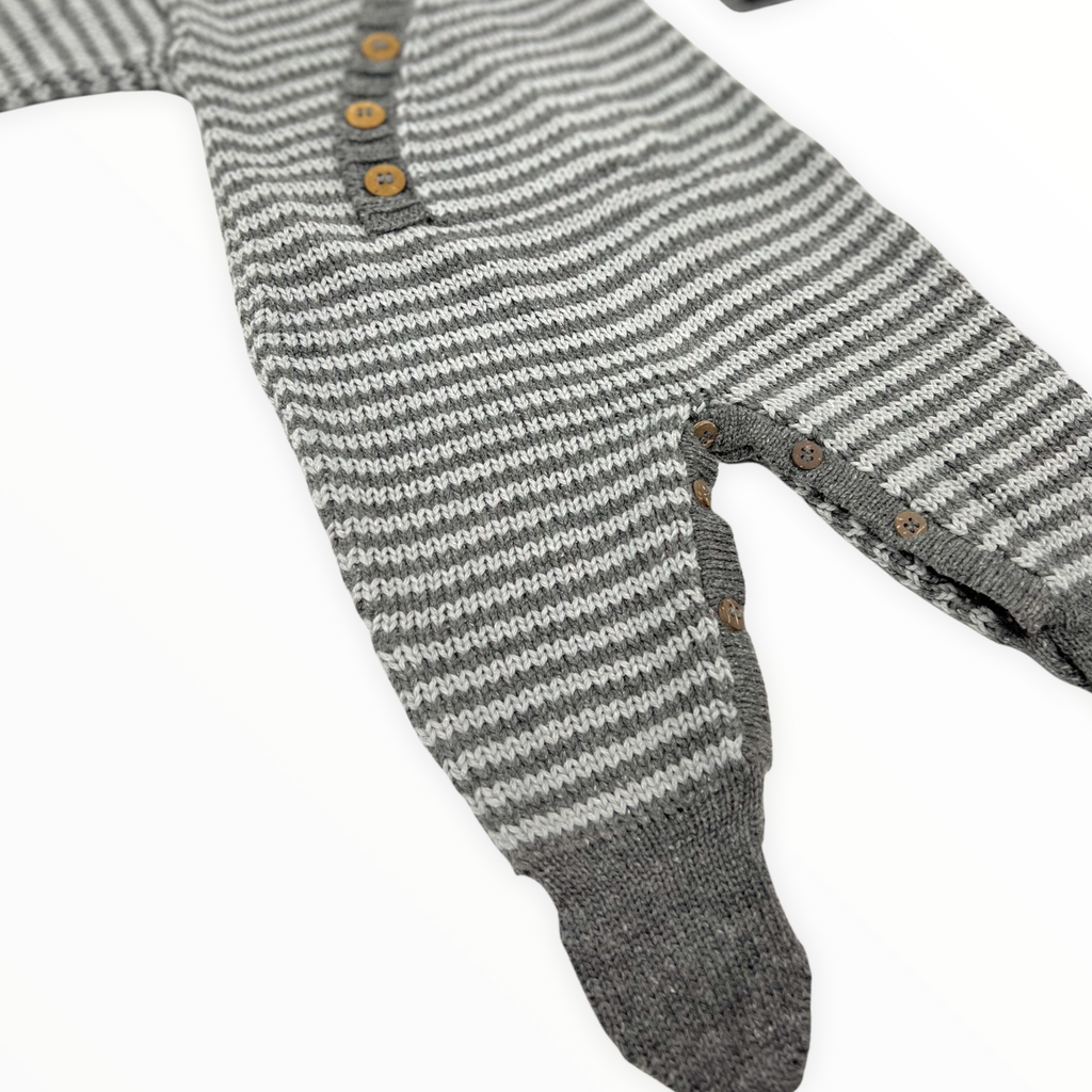 Gray Grey Jumpsuit Knitted Itamambuca