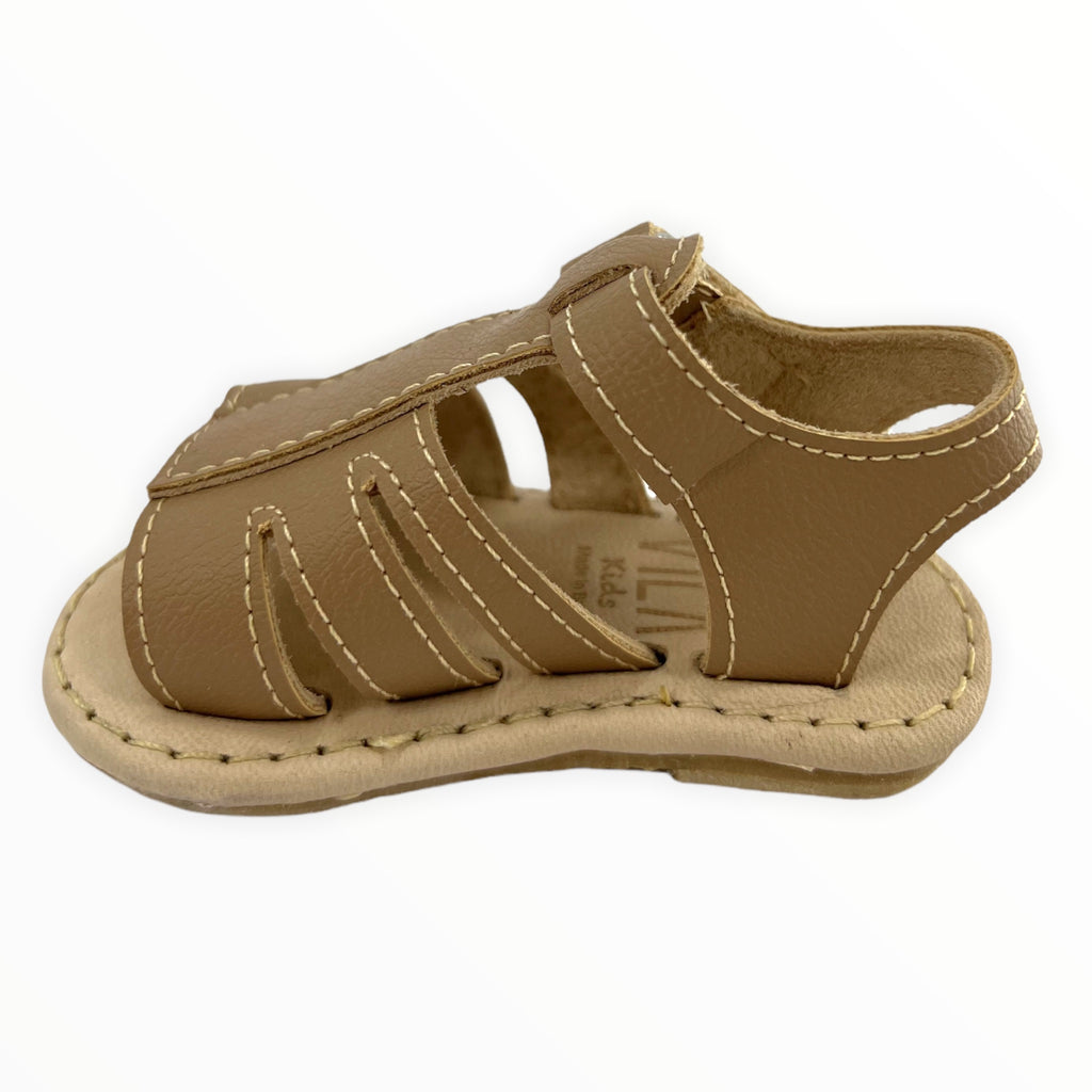 Sienna Taupe Leather Sandal