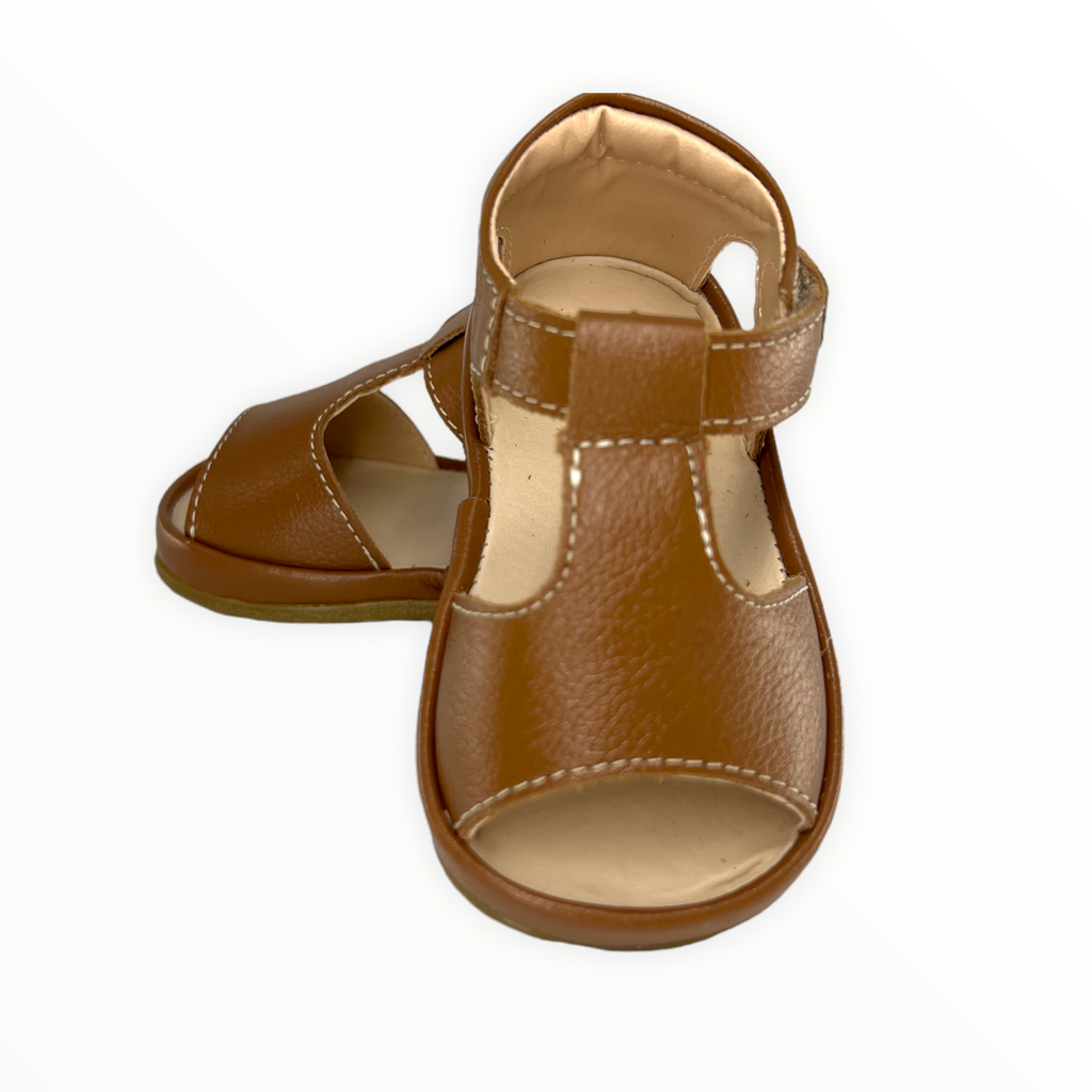 Sienna Brown Linseed Sandal Leather 505TK