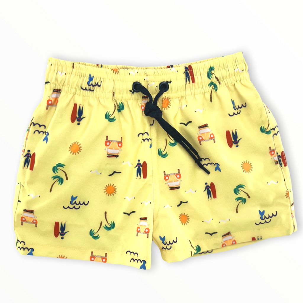 Khaki Short Beach Yellow Trunks Swimwear Boy SH 900