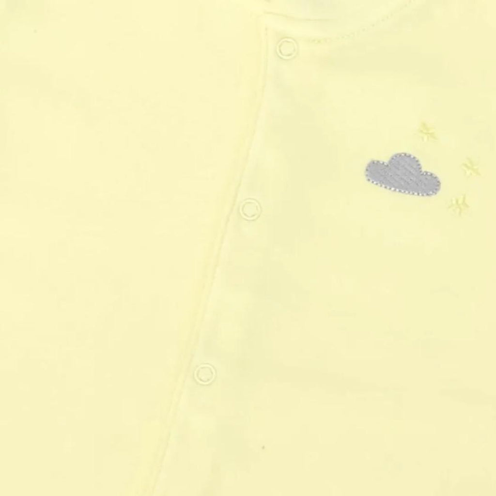 Lemon Chiffon Yellow Playsuit Cloud Pima Cotton