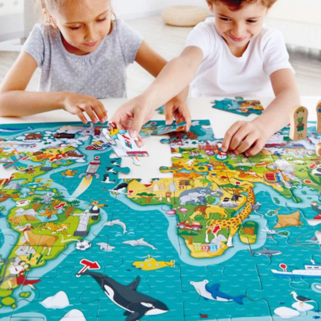 2-IN-1 World Tour Puzzle and Game E1626