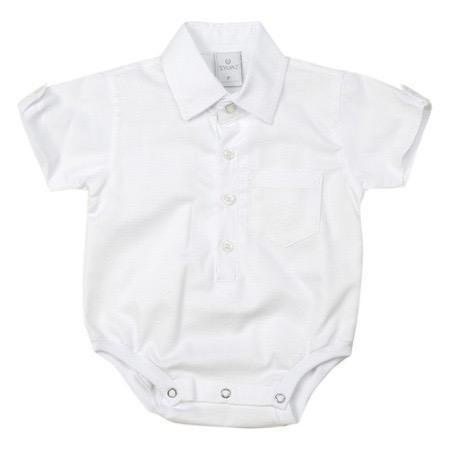 Body Shirt White Short Sleeve Baby Boy