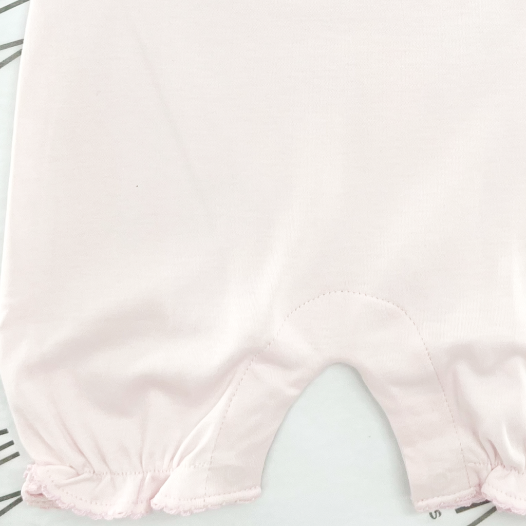 Beige Playsuit Pink Bunny  in a cup 4102030