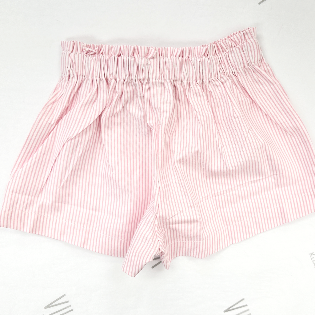 Misty Rose T-Shirt and Short Bear Stripes Pink 4508004