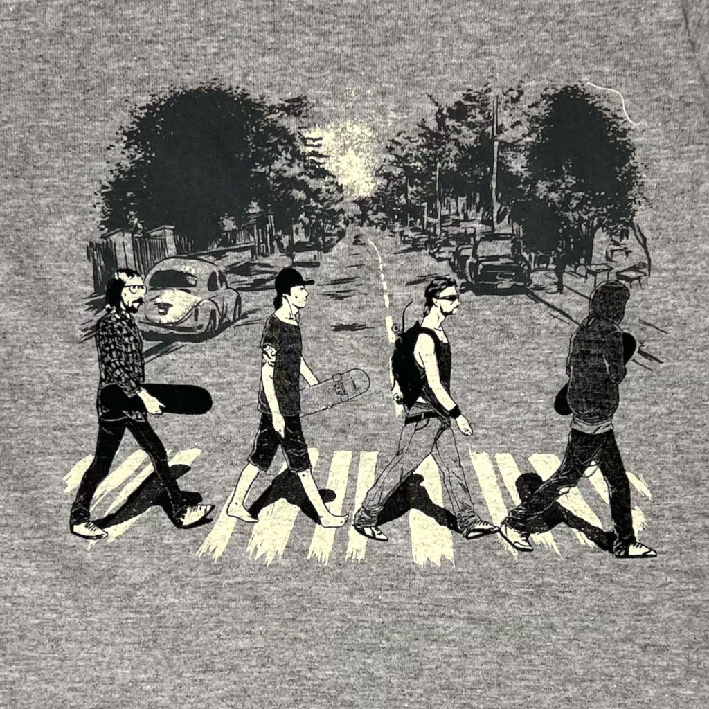 Dark Gray Grey T-Shirt Skaters
