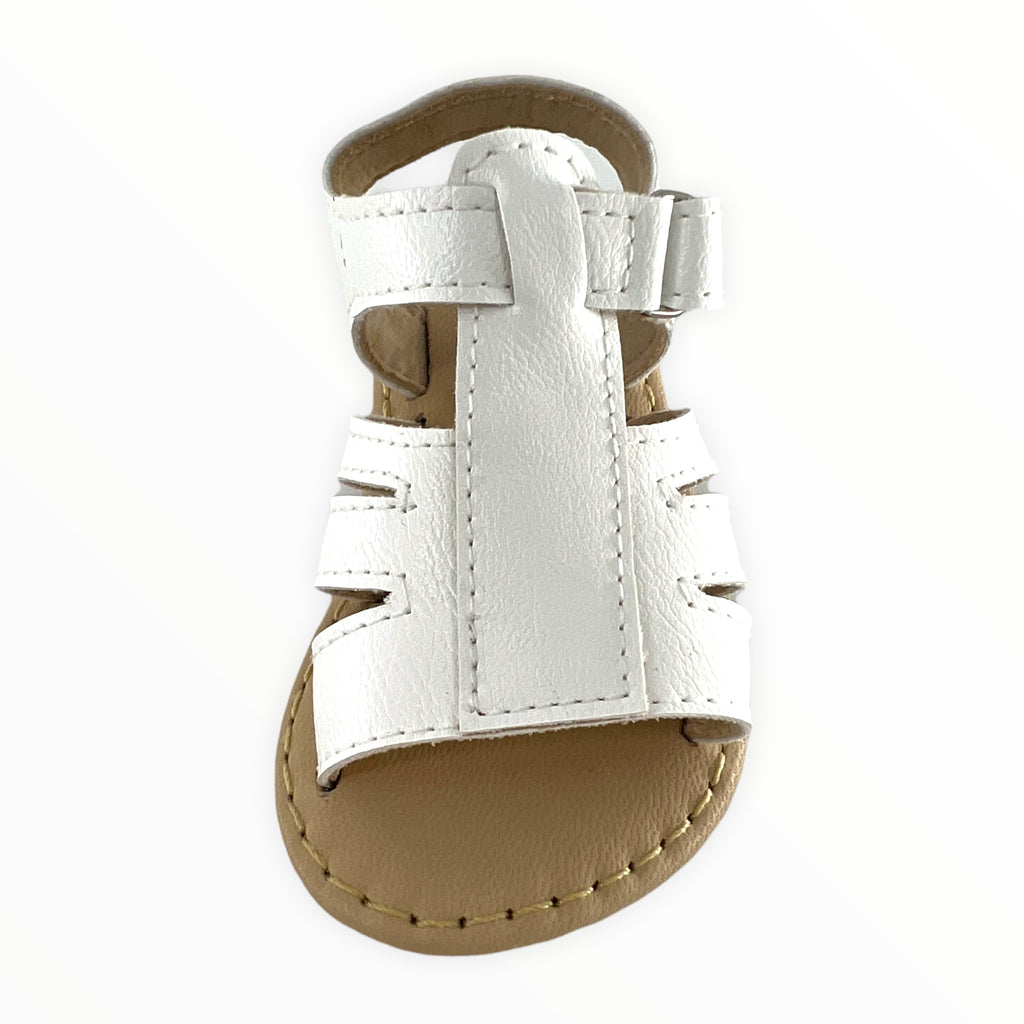 Light Gray White Classic Sandal