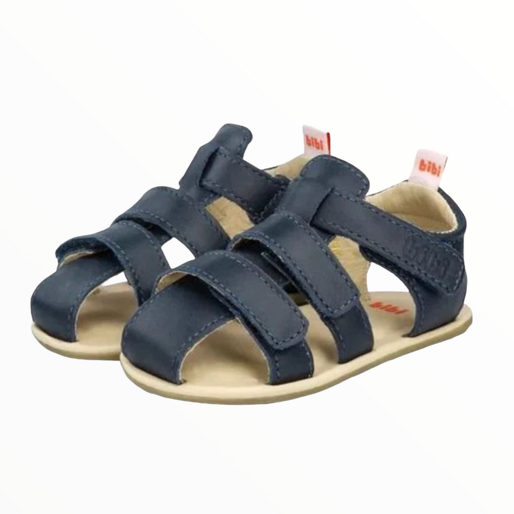 Dark Slate Gray Navy Sandal Leather Afeto Bibi 1084099