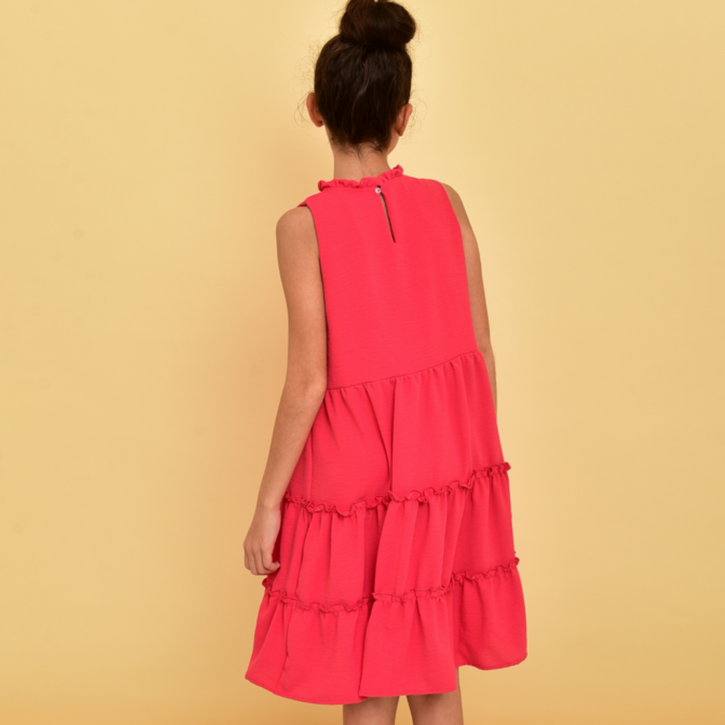 Light Goldenrod Dress Pink Anastacia