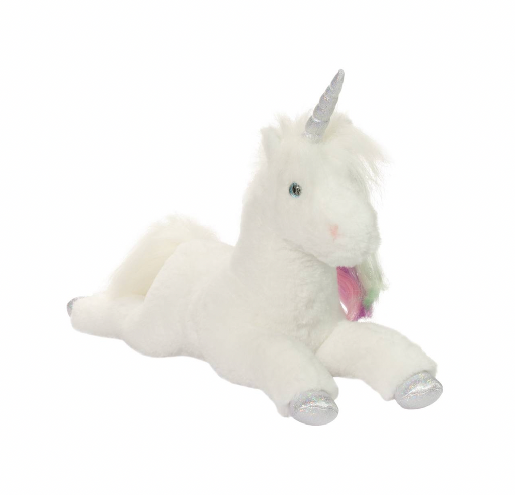 Light Gray Cleo White Unicorn Plush 4215