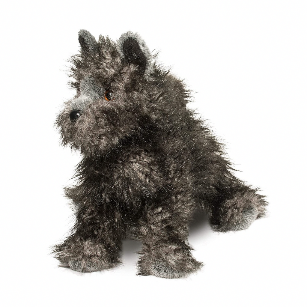 Dark Slate Gray Cairn Terrier Plush Dog Realistic 2047