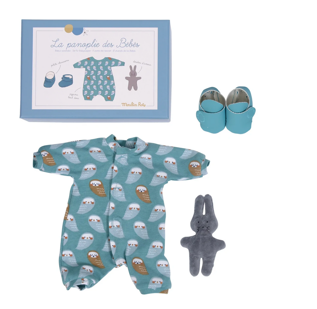 Light Slate Gray Les Bebes Baby Clothes Set 710529