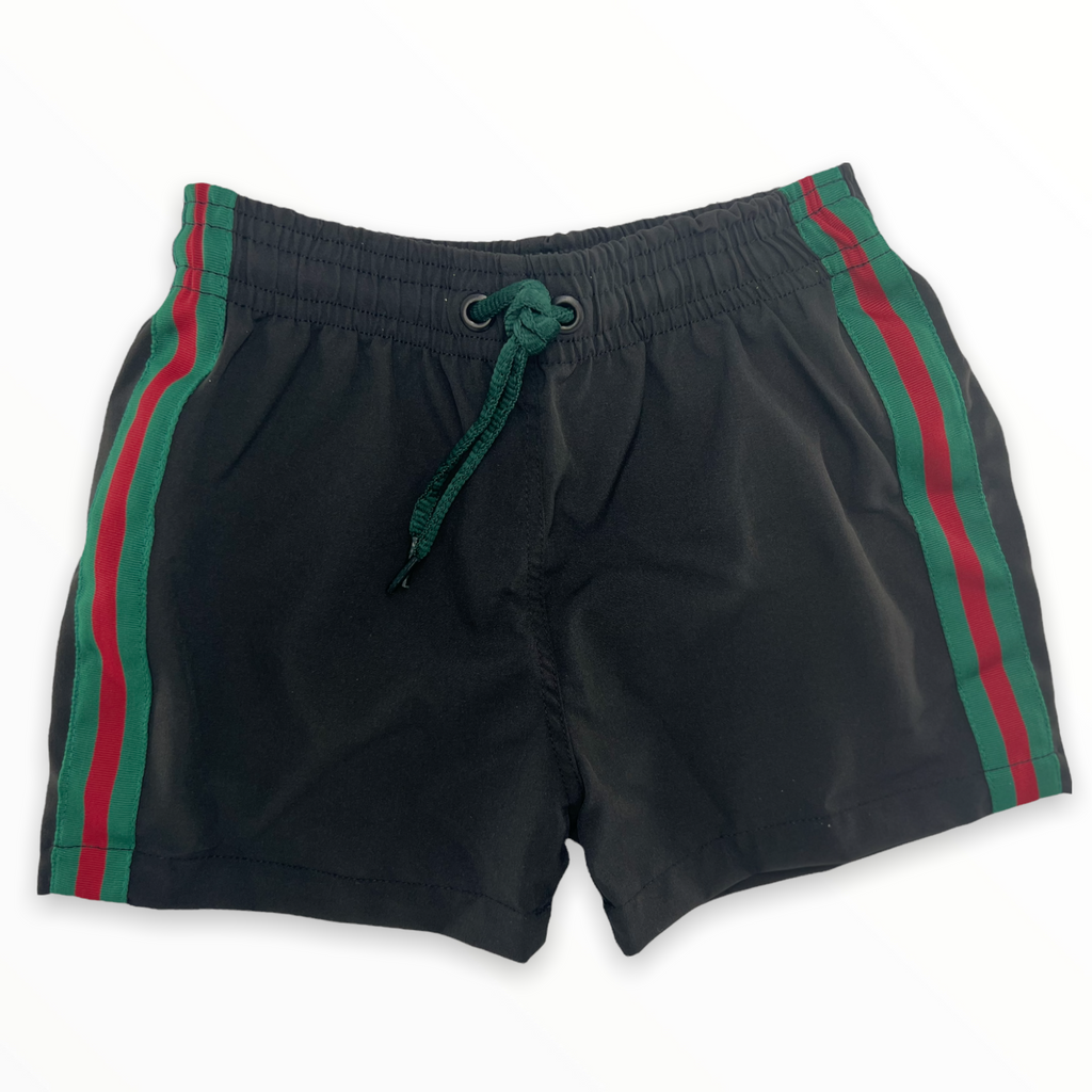 Black Shorts Stripe Pocket Swimwear Boy Trunks SH 928/70