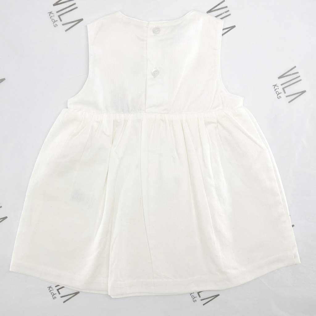 Beige White Dress Rococo 4304003