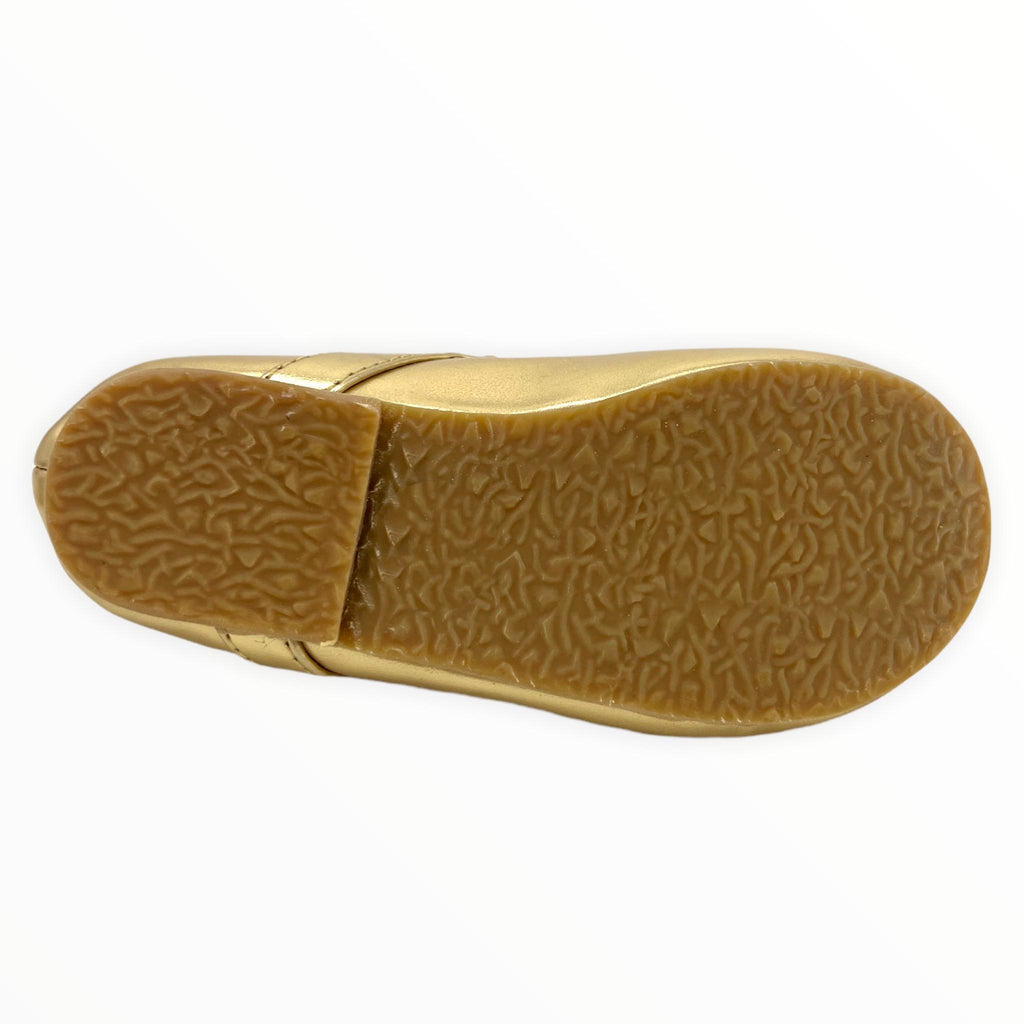 Sienna Gold Glitter Heart Shoes